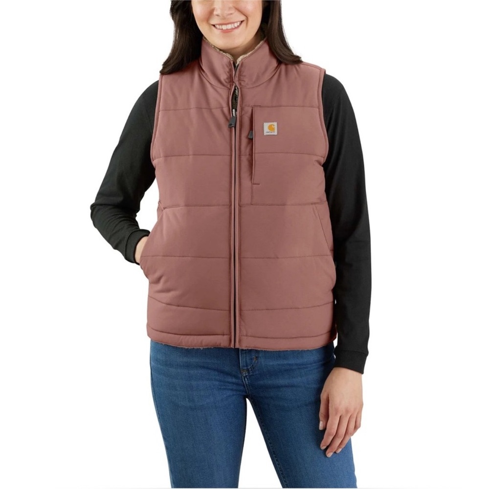 Carhartt Montana Reversible Women's Mauve Puffer Vest